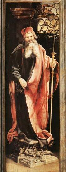 Matthias  Grunewald St Antony the Hermit oil painting picture
